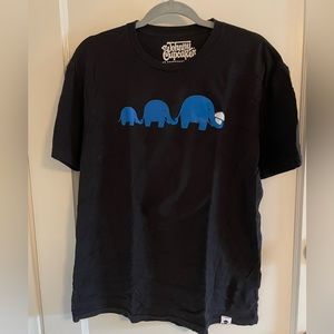 Johnny Cupcakes Elephant Black T-Shirt Size Men’s Large
